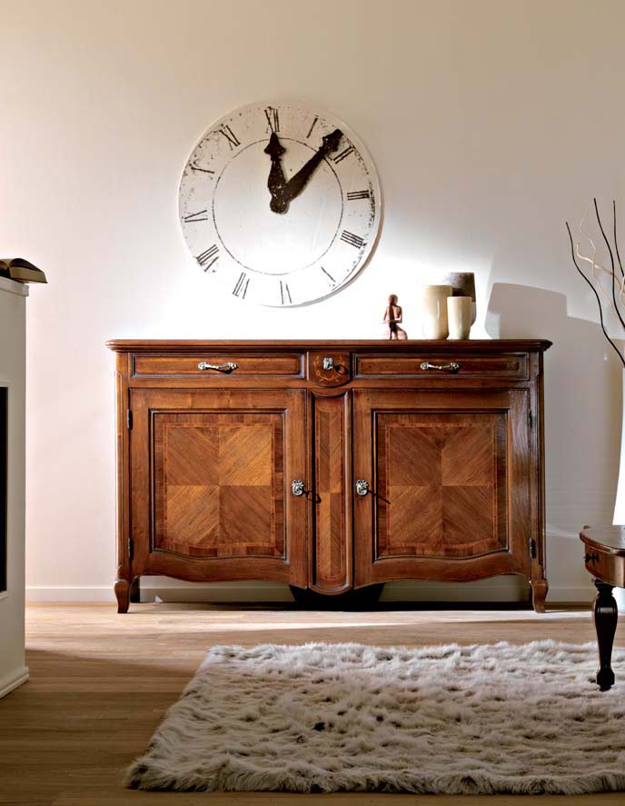 Credenza Noce Art. 294 - Arredamento Classico DecorArt